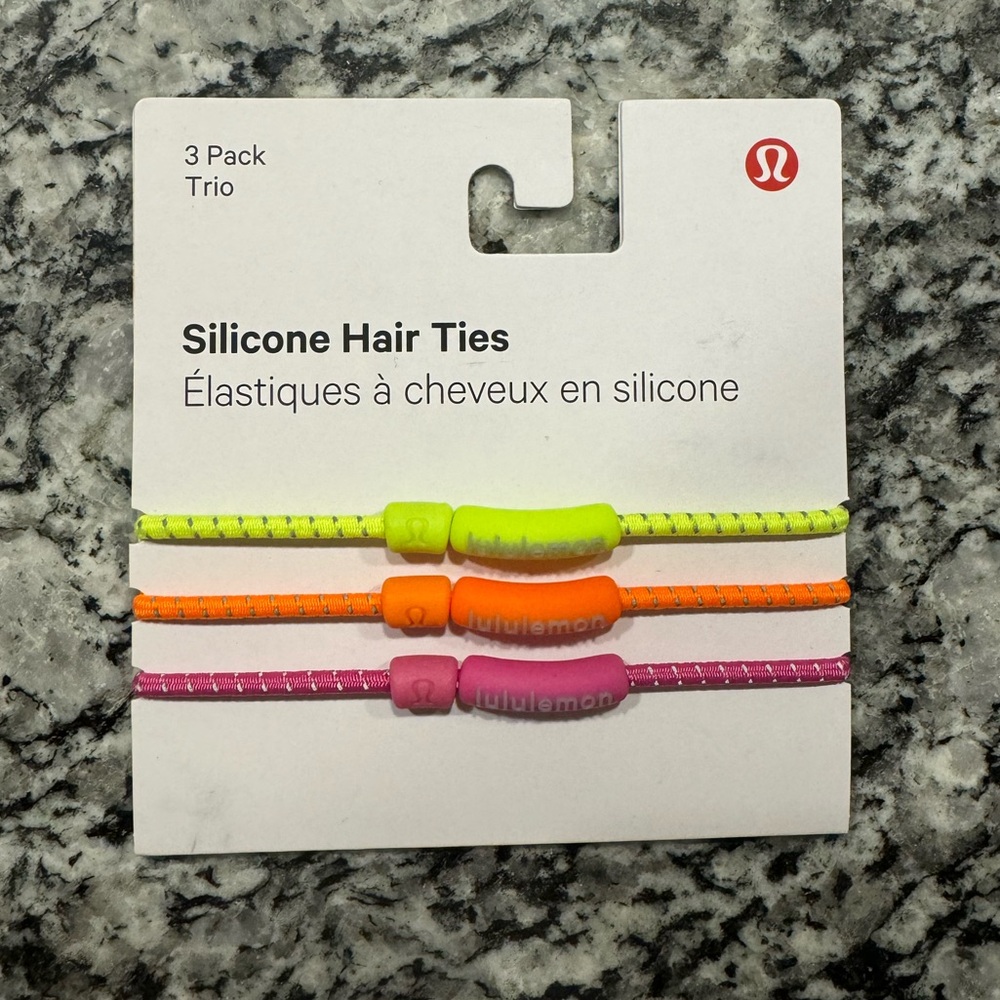 (2 packs) COPY - LULULEMON | silicone hair ties